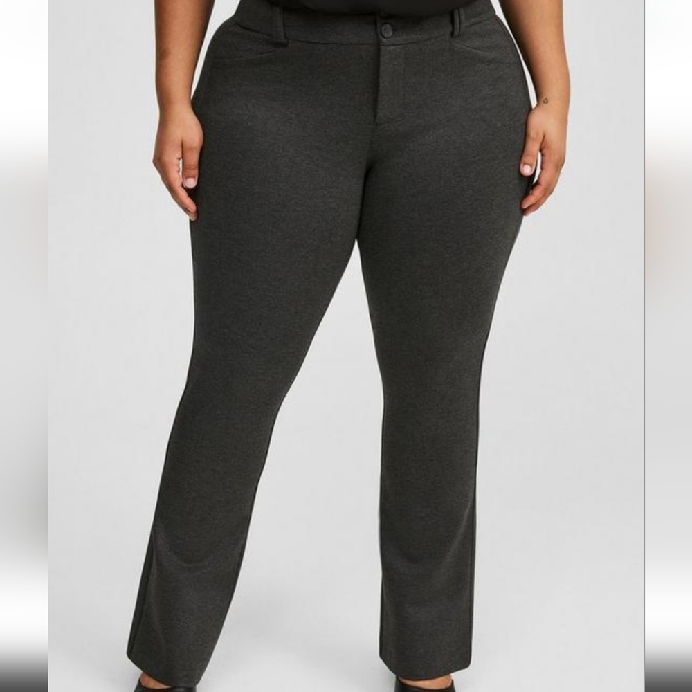 Torrid Gray Boot Cut Dress Pants